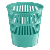 Корзина для бумаг 9л ErichKrause Pastel Mint сетчатая мятный 55929 Корзина для бумаг 9л ErichKrause Pastel Mint сетчатая мятный 55929