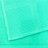 Полотенце 30х50 вафельное (300 г/м2) мятный Полотенце 30х50 вафельное (300 г/м2) мятный