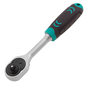 Ключ-трещотка 1/4", 72 зуба, с быстрым сбросом, CrV, Stels