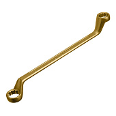  Ключ накидной 19х22мм, желтый цинк, Сибртех 