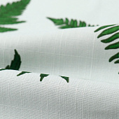  Дорожка (репс) 40х146 Этель Папоротник белая зелёная 