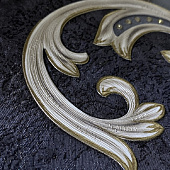  Обои 1.06х10м Виктория арт. 4250-9 Черный /МОФ 