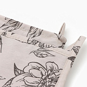  Кухонный набор 2 предмета   Этель Black flowers 10283369 