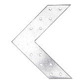 Соединитель угловой 145х145х35х2,0мм оцинк Соединитель угловой 145х145х35х2,0мм оцинк