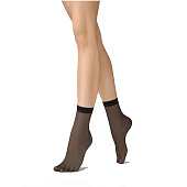 Женские носки MINIMI Brio 20, 2 пары, цвет Nero, размер единый Женские носки MINIMI Brio 20, 2 пары, цвет Nero, размер единый