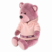  Мягкая игрушка Ronny&Molly, Мишка Ронни в худи цвета лотоса, 21 см, в коробке 