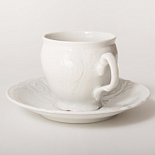  Чашка 240 мл с блюдцем 160 мм высокая Thun Bernadotte,недекорированная БТФ0062 