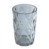 Стакан Diamond color, 12 см, 340 мл, стекло, серый, ANLAF-TU53042-1 Стакан Diamond color, 12 см, 340 мл, стекло, серый, ANLAF-TU53042-1