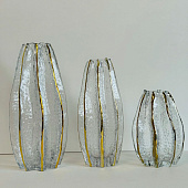  Ваза настольная 14cmх20cm ,стекло,7032 