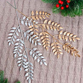 Декор блеск «Миртовая ветвь», 13?31 см, МИКС (золото, серебро) 3544387 Декор блеск «Миртовая ветвь», 13?31 см, МИКС (золото, серебро) 3544387