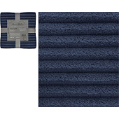 Покрывало 180х200 Зигзаг фланель синий индиго Покрывало 180х200 Зигзаг фланель синий индиго