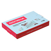  Набор для суши Доляна «Сакура» 3 предмета: соусники 8х2 см. 8х6 см. подставка 25х15х2 см. стекло 4250808 