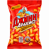 Арахис жареный соленый Джинн 80 гр Арахис жареный соленый Джинн 80 гр