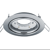 Светильник точечный встраиваемый GX53 NGX-R5 круг хром повор 93032 (d120х40/монтажн d95) /Navigator