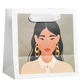  Пакет декоративный ламинат Girl, 14х19х11 см, SMT 
