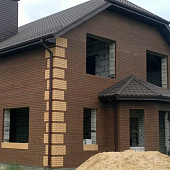  Кирпич керамический темный шоколад 1НФ 250х120х65мм [М150-200] /Копылово 