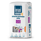  Декоративная штукатурка "короед" DEKOR зерно 2.5-3мм (25кг) /Bergauf 