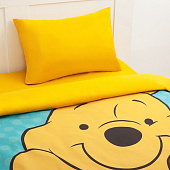 Комплект постельного белья Медвежонок Винни, детский, наволочка 50х70 см, поплин, 125 г/м2, 4230708 Комплект постельного белья Медвежонок Винни, детский, наволочка 50х70 см, поплин, 125 г/м2, 4230708