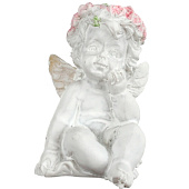 Фигурка полистоун «Ангелочек в розовом веночке», 5?3.5?3 см, МИКС 2017465 Фигурка полистоун «Ангелочек в розовом веночке», 5?3.5?3 см, МИКС 2017465