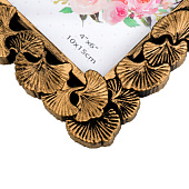 Фоторамка 10х15 Листья-веер пластик тёмное золото 7492709 Фоторамка 10х15 Листья-веер пластик тёмное золото 7492709