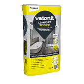 Клей высокоэластичный для керамогранита Comfort S2 Flex C2ES2 (25кг) /Vetonit Клей высокоэластичный для керамогранита Comfort S2 Flex C2ES2 (25кг) /Vetonit