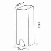 Дозатор для жидкого мыла настенный 380мл белый D014W 102162 Delphinium Дозатор для жидкого мыла настенный 380мл белый D014W 102162 Delphinium