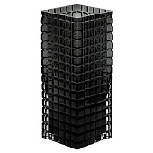  Ваза «Валери», кубики, 24.5х10 см, стекло, серая 10872827 