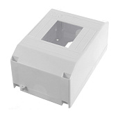 Бокс ОП КМПн 2/4 на 4 модуля IP20 бел IEK Бокс ОП КМПн 2/4 на 4 модуля IP20 бел IEK