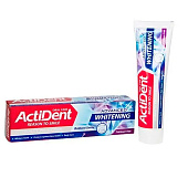  Зубная паста Actident Whitening отбеливающая 130гр 