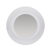  Светильник точечный встраиваемый под лампу GU5.3 KL89 12Вт круг белый ГОСТ MR16 (d80/монтажн d70) /ЭРА 