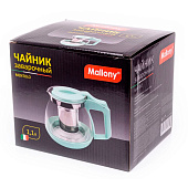  Чайник заварочный 1.1л ментол Mallony 009370 