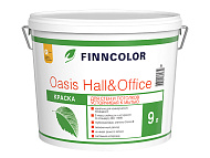  Краска моющаяся Finncolor OASIS HALL &amp; OFFICE 4 База A 9л. 