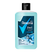  Гель для душа Rexona Men Горный лед 2в1 490мл 