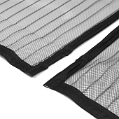 Штора антимоскитная 210х100см однотонная, черный 272192 Штора антимоскитная 210х100см однотонная, черный 272192