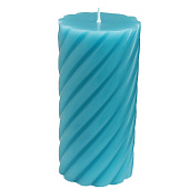  Свеча-цилиндр ароматическая витая Черника, 7,5х15 см, 9667634 