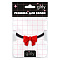  Резинка для волос GIRLY "Bow", red 