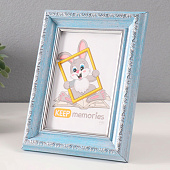 Фоторамка 10х15 пластик Вавилон голубой 10497899 Фоторамка 10х15 пластик Вавилон голубой 10497899