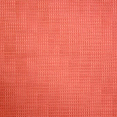  Кухонное полотенце (вафля) 35х55 крупная клетка, коралл 