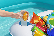  Бассейн надувной детский со столиком Bestway Sippin' Summer 218x218x48см, 737л, от 6 лет  арт.54446 