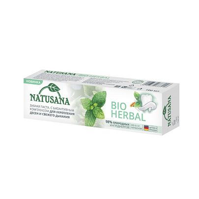  Natusana з/паста 100мл Natusana bio herbal 