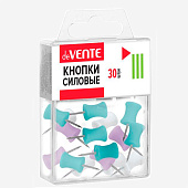  Кнопки силовые deVENTE Pastel, 9,4 мм, 30 шт, цветные, в форме гвоздика, 4132313 
