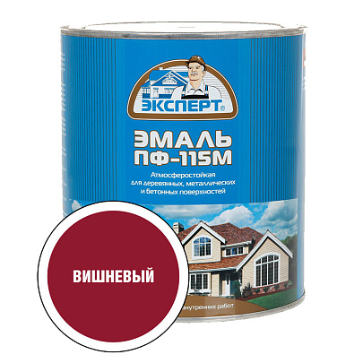 Эмаль ПФ-115М глянцевая вишневая Эксперт 2,7кг Эмаль ПФ-115М глянцевая вишневая Эксперт 2,7кг