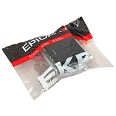 Выключатель встраиваемый 2 клавиши, цвет черный, EKF Эпика Выключатель встраиваемый 2 клавиши, цвет черный, EKF Эпика