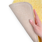 Набор ковриков для ванны и туалета 60х100 и 50х60 SOFT SHAGGY Yellow желтый 1 20 Bombini 