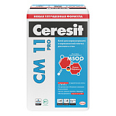 Клей для плитки, керамогранита СМ11 PRO C1 (25кг) /Церезит Клей для плитки, керамогранита СМ11 PRO C1 (25кг) /Церезит