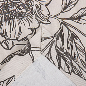  Скатерть (саржа) 149х180 Этель Black flowers 10283361 