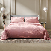 Комплект постельного белья Этель евро Розовый нектар 200х215, 220х240, 50х70-2 шт, 100% хлопок, бязь, 9046070 Комплект постельного белья Этель евро Розовый нектар 200х215, 220х240, 50х70-2 шт, 100% хлопок, бязь, 9046070