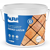 Декоративно-защитная лазурь для древесины "Aura Fasad Lazur" дуб 9л Декоративно-защитная лазурь для древесины "Aura Fasad Lazur" дуб 9л