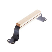  Ручка-скоба Д РС-140 ПЛОСК. с дерев.накладками ЛИКОН 