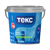 Краска для потолков Текс ПРОФИ 0,9л Краска для потолков Текс ПРОФИ 0,9л
